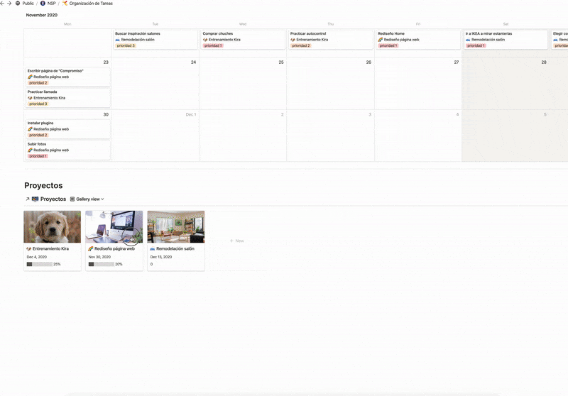 Elige por dónde empiezas