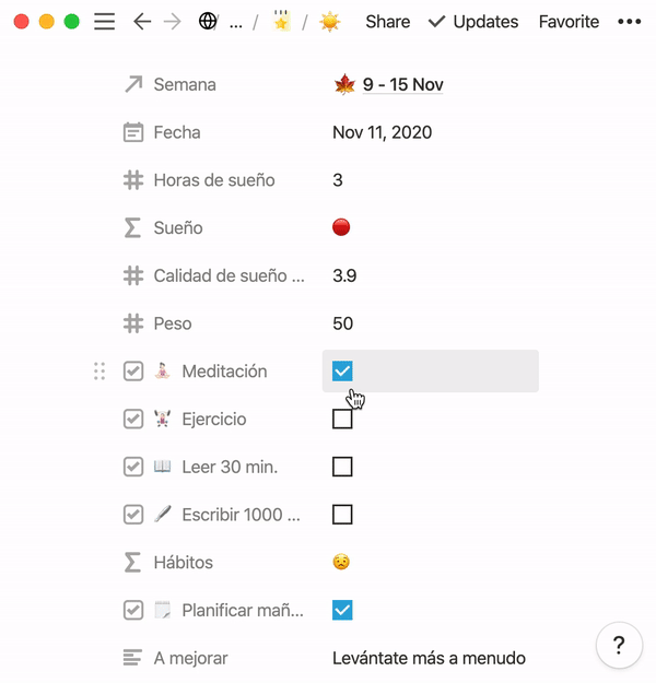 Gestión de tareas en Notion