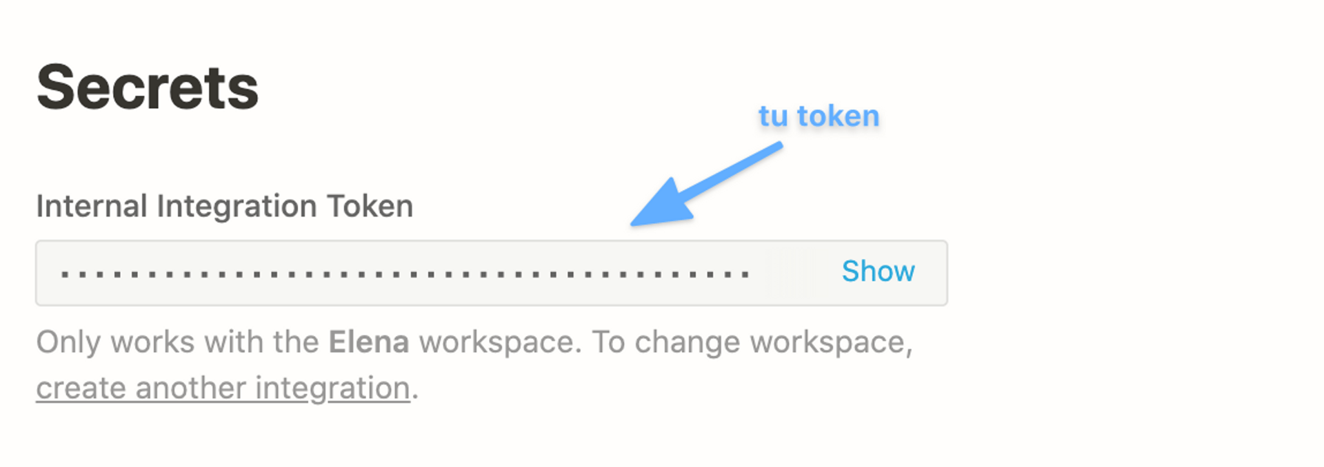 Instalación con el token interno - paso 1